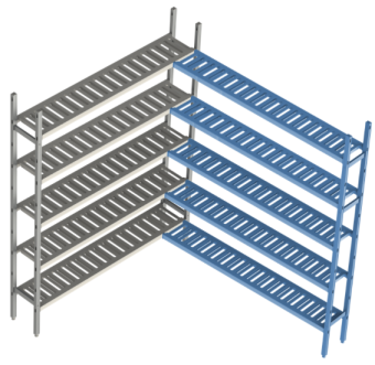 Дополнительная секция угловая Polair LOAD.ME POLY 18AL.5PP40.06C